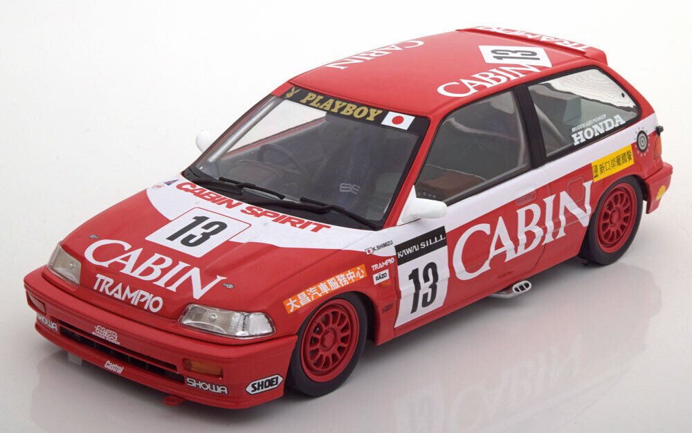 Triple 9 Collection 1:18 - Rennwagenmodell - Honda Civic EF3 #13 Team Cabin Macau GP 1988 #3.2