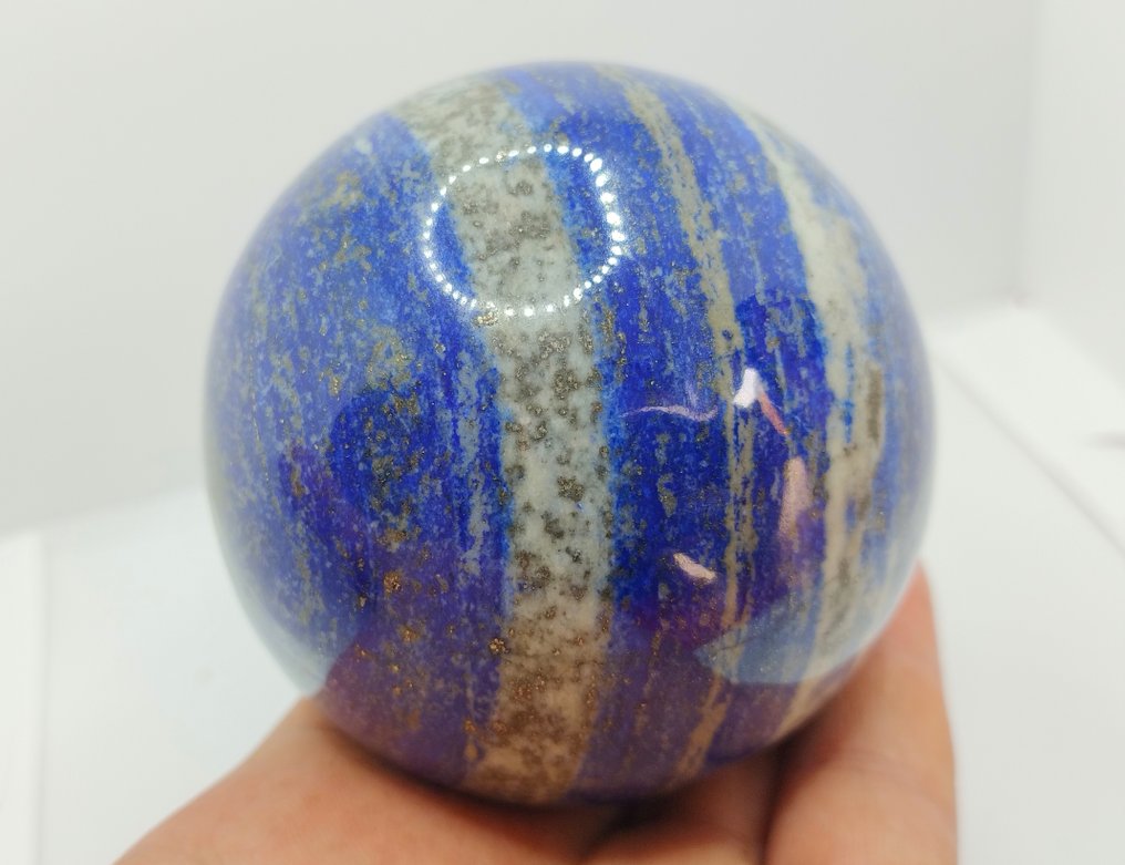 青金石 球體 - 高度: 7.8 cm- 750 g - (1) #3.2