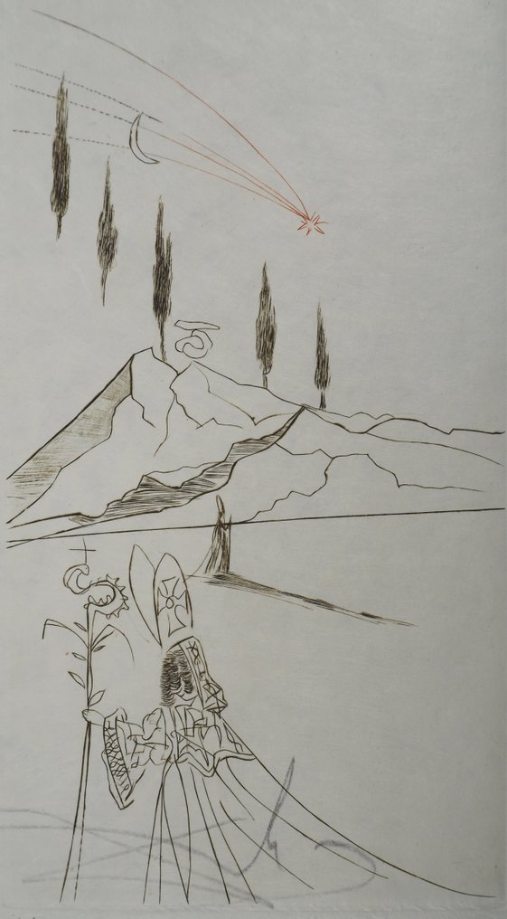 Salvador Dali (1904-1989) - Evêque #2.1