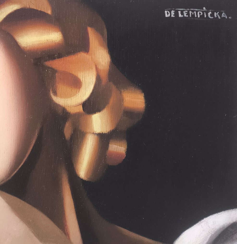 Tamara de Lempicka (1898-1980) (after) - "Femme à la Colombe, 1931" #2.1
