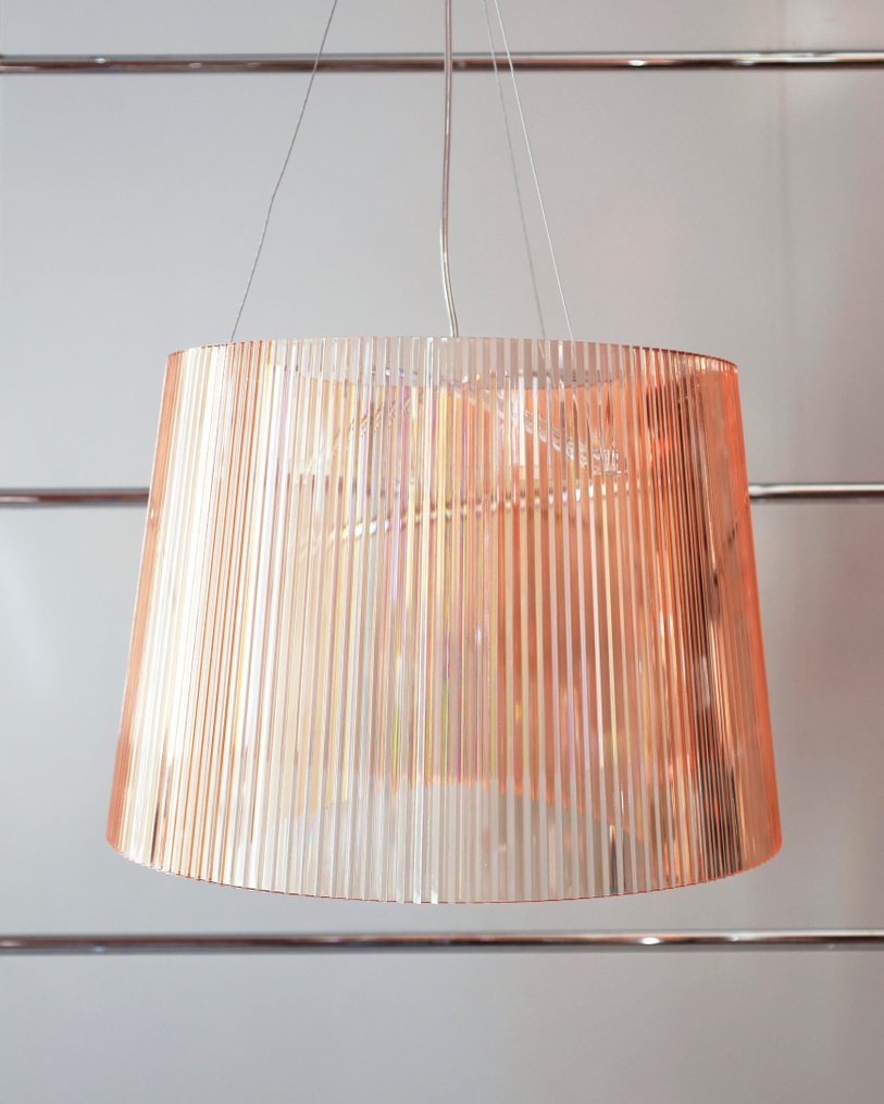 Kartell - Ferruccio Laviani - Κρεμαστό φωτιστικό - Gè - Διαφανές Ροζ - Polycarbonate #4.3