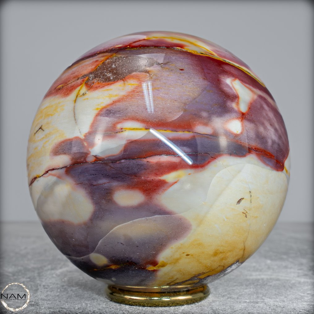 稀有天然顶级Mookaite 球体- 1429.69 g #2.1