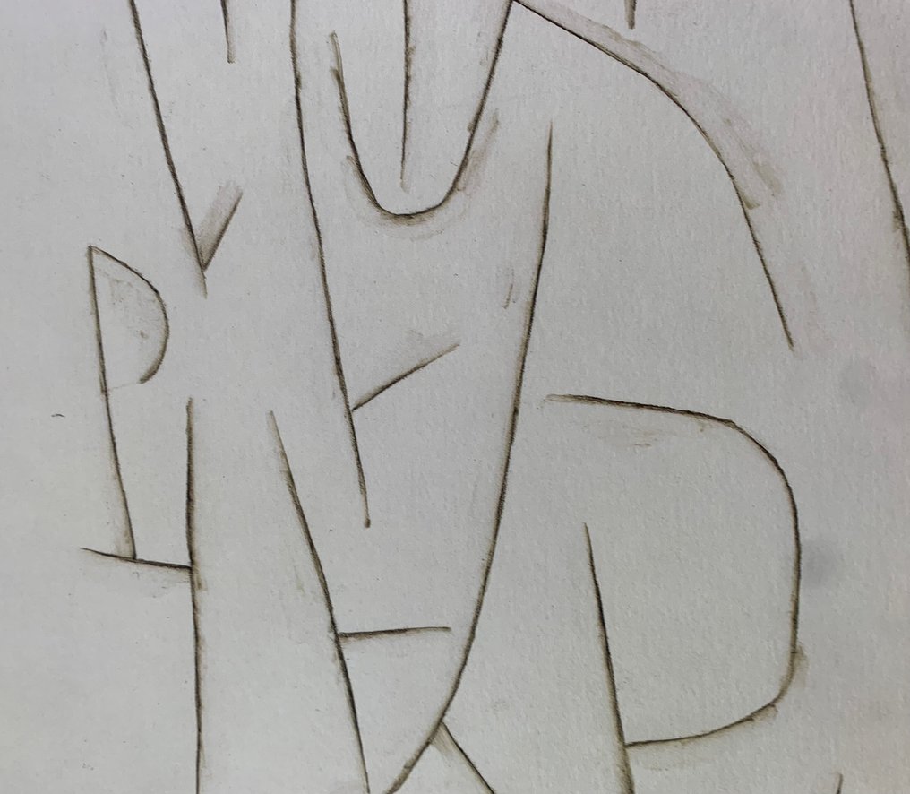 Paul Klee (after) - Fragments of the Weiland area, 1937 - Artprint on watercolor Paper - 50x40cm #2.1