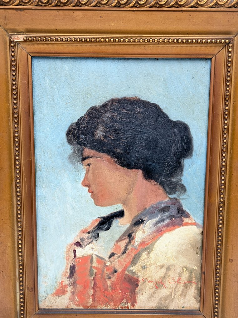 Scuola italiana (XIX-XX) - Ragazza #3.2