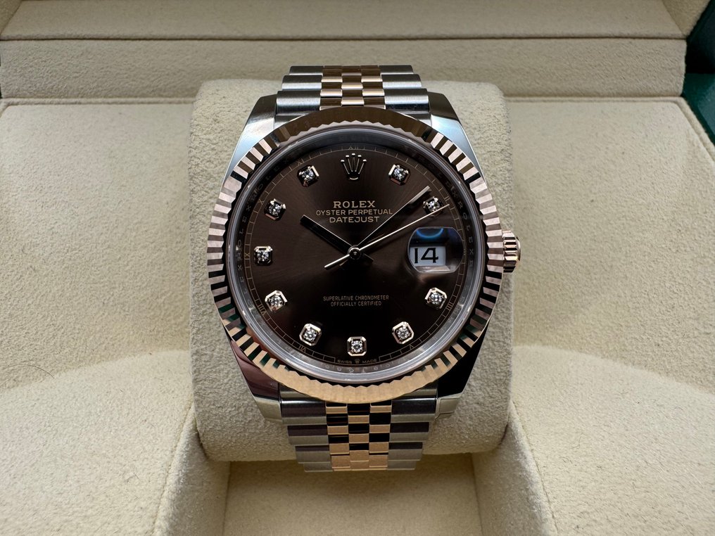Rolex - Datejust 41 Chocolate Diamond Dial - 126331 - Miehet - 2025 #1.0