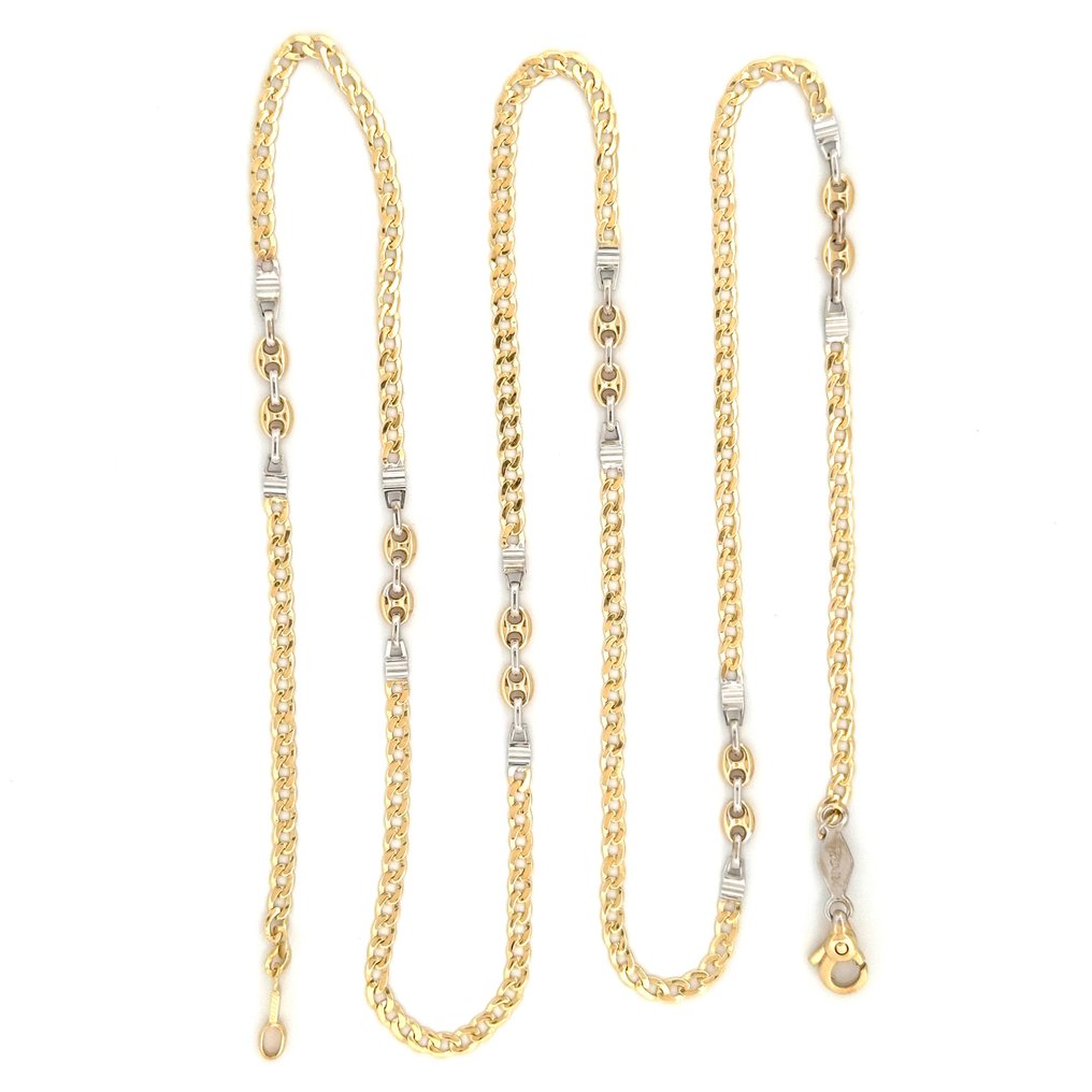 Collier - 18 carats Or jaune, Or blanc - Marzi #1.0