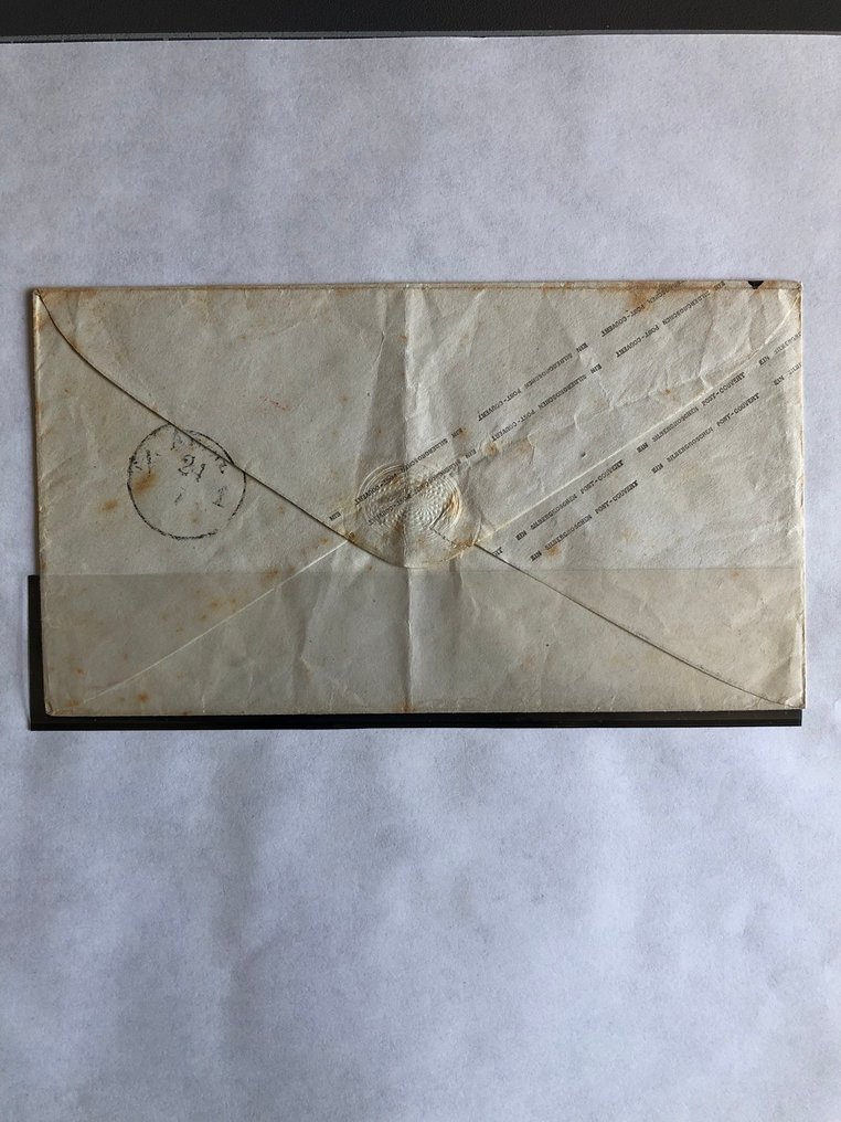 普魯士 1850/1866 - 在主要數字中完成帶有附加顏色的印花系列 #4.3