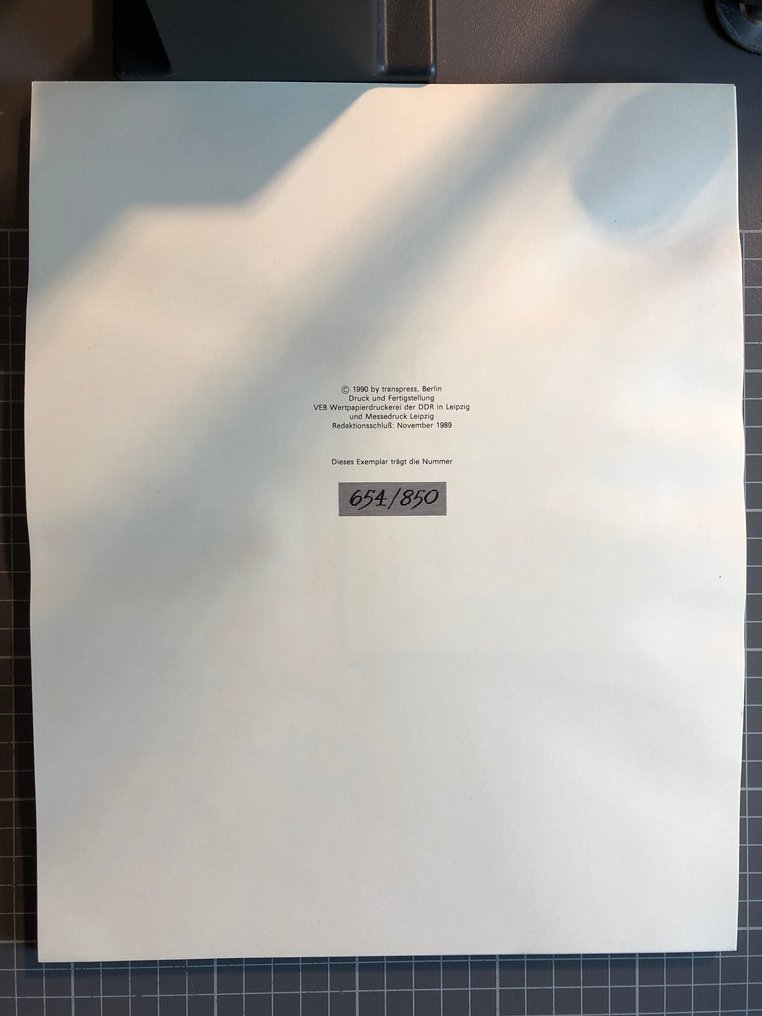 GDR 1989 - Annual exclusive compilation 1989 with blocks of four, immaculate, edition of only 850 copies! - Jahres-Exklusivzusammenstellung Michel Nr. 1 #2.1