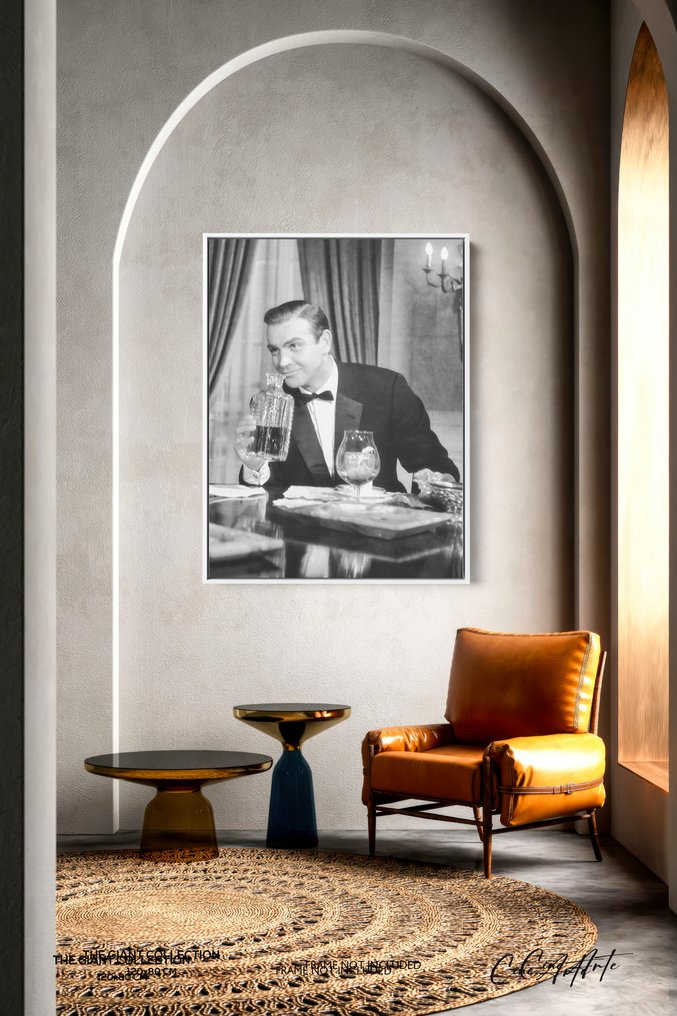 Sean Connery - James Bond 007 - XXL Fine Art Photography on canvas - 120x80 cm - Limited 02 of 20 - Serial XXL19 - Original Certificate (COA), Hologram - 100% New. Frames not included #4.3