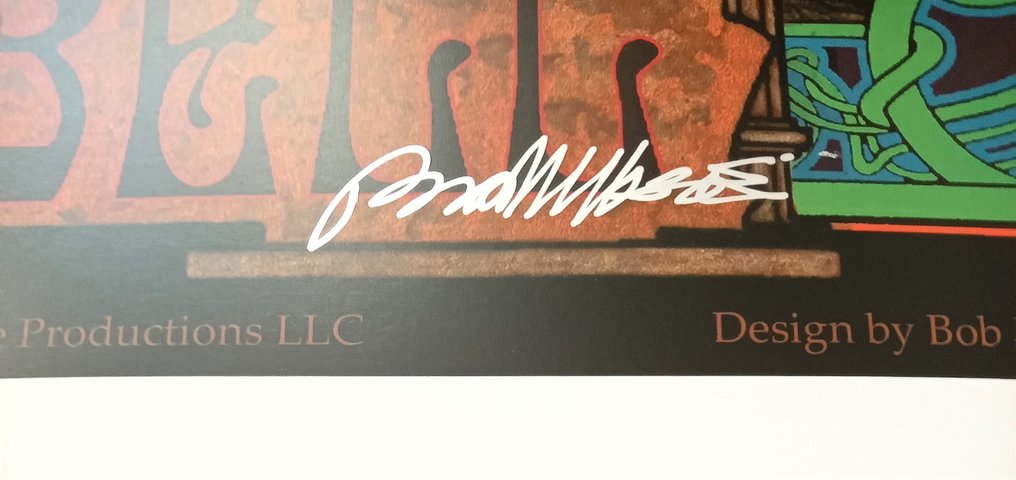 Pink Floyd - Lithograph, Division Bell Tour - 25th Anniversary Tribute - 2019 - Hand signed in person #3.2