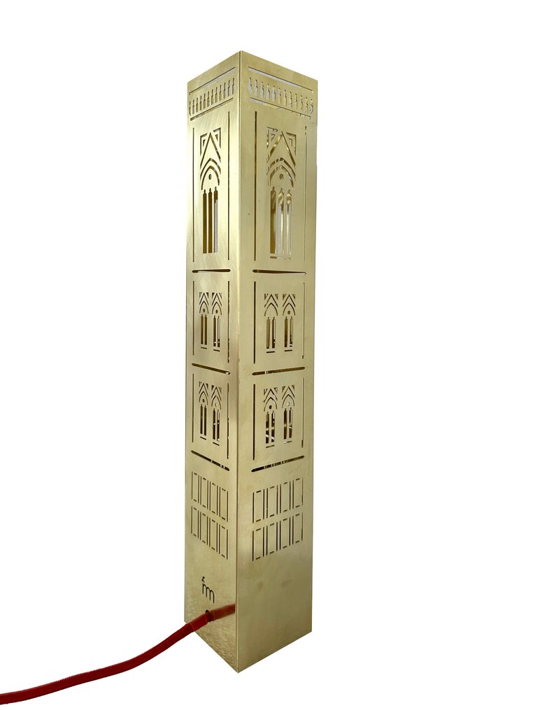 Fmm - Lámpara de sobremesa - Latón - Giotto lámpara torre #1.0