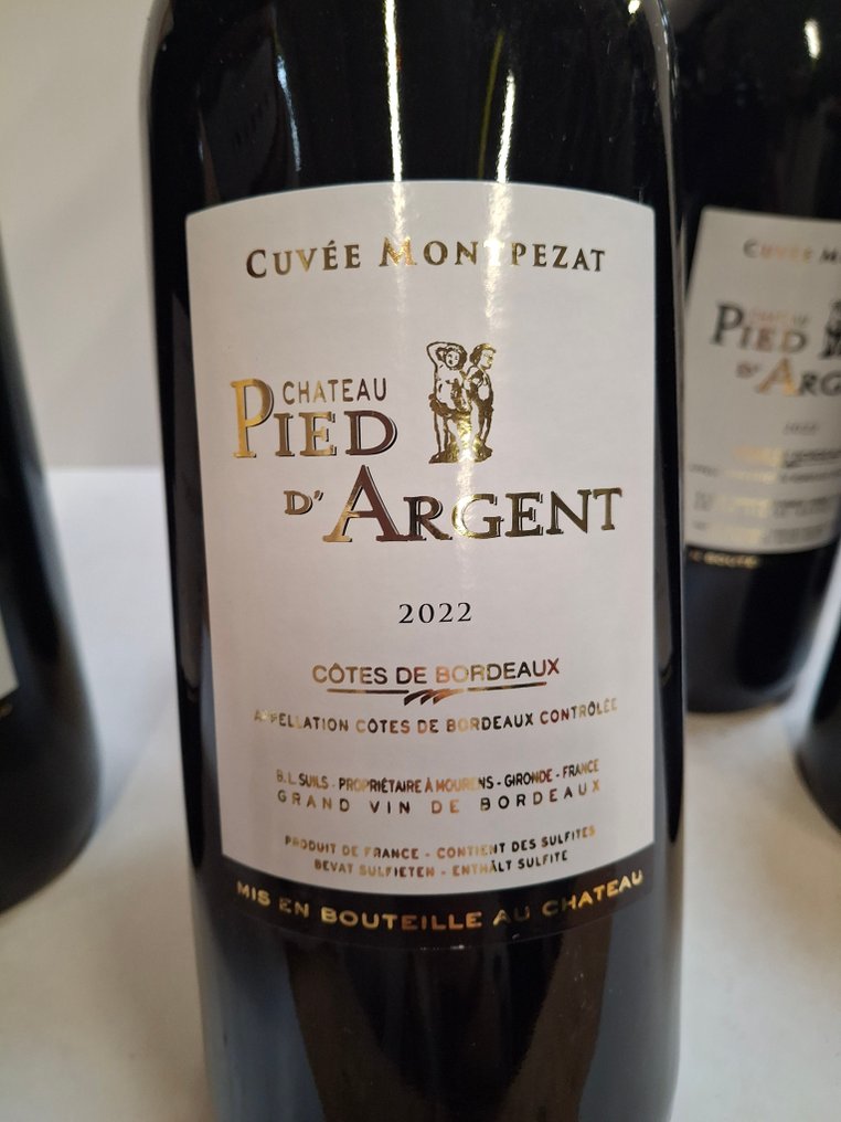 2022 Château Pied d’Argent Cuvée Montpezat - Bordeaux - 6 Magnummer (1,5 L) #1.0