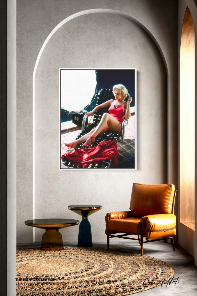 Marilyn Monroe - Iconic Legend - XXL Fine Art Photography on canvas - 120x80 cm - Limited 03 of 20 - Serial XXL25 - Original Certificate (COA), Hologram - 100% New. Frames not included #4.3