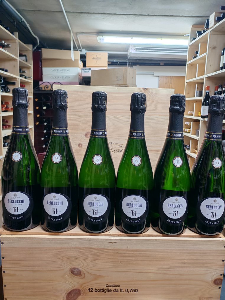 Berlucchi, Extra Brut 61 - Franciacorta - 6 Bottles (0.75L) #1.0