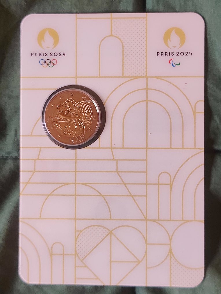 Frankreich. 2 Euro 2024 "La Tour Eiffel Danse"  (Ohne mindestpreis) #1.0