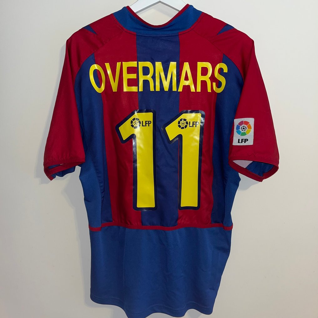 巴塞隆納足球俱樂部 - 西甲聯賽 - Marc Overmars - 2002 - 足球衫 #1.0