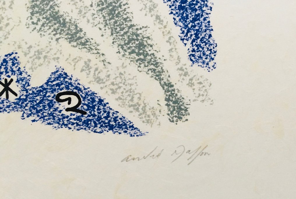 André Masson (1896-1987) - Sans-titre - Lithographie originale signée #4.3