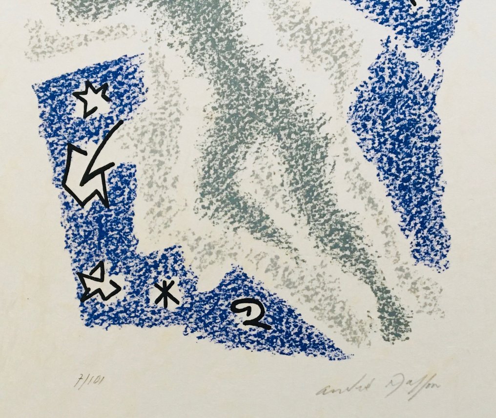 André Masson (1896-1987) - Sans-titre - Lithographie originale signée #3.2