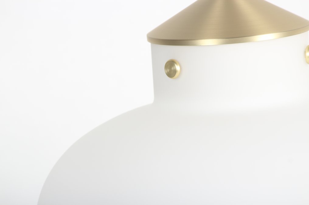 Nordlux - Bønnelycke MDD - Κρεμαστό φωτιστικό οροφής - Ράιτο 30 Όβαλ - Λευκό & Χάλκινο - Γυαλί, Μέταλλο #3.2