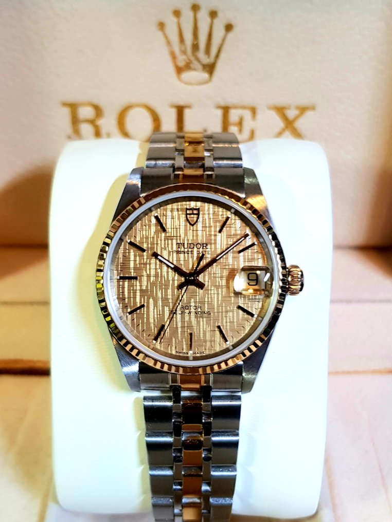 Tudor - Prince Date - "GOLD LINEN DIAL" - Ref. 72033 - 中性 - 2000-2010  #1.0