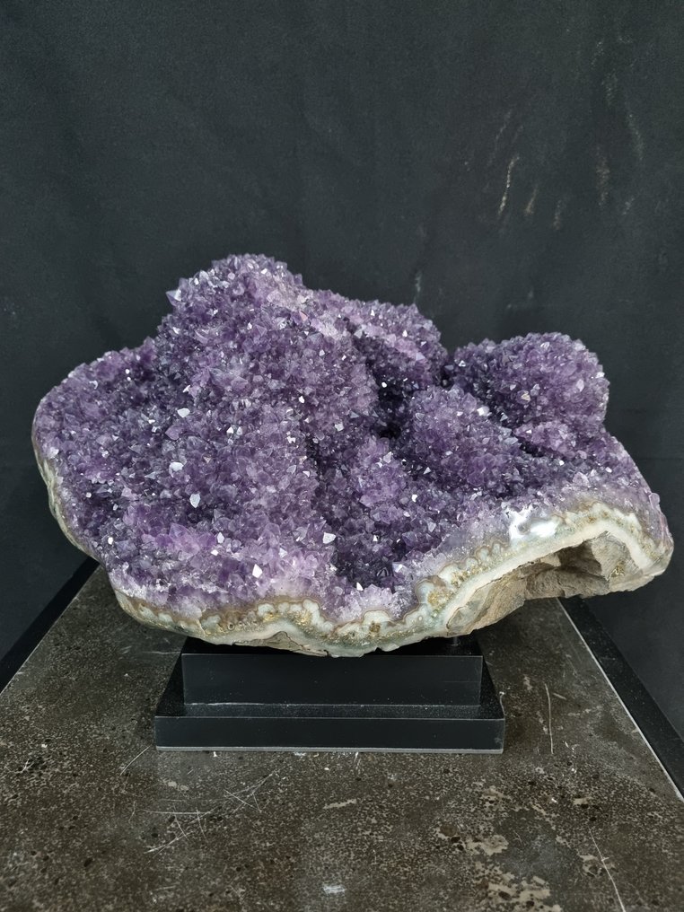 令人惊叹的大型乌拉圭紫水晶 - 高度: 35 cm - 宽度: 25 cm- 13.34 kg #1.0