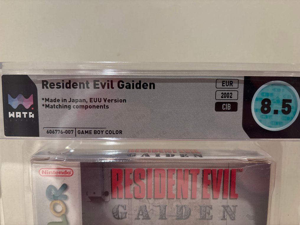 Nintendo - Gameboy Color - “Resident Evil Gaiden” WATA Graded. ULTRA RARE - Video game - In original box #2.1