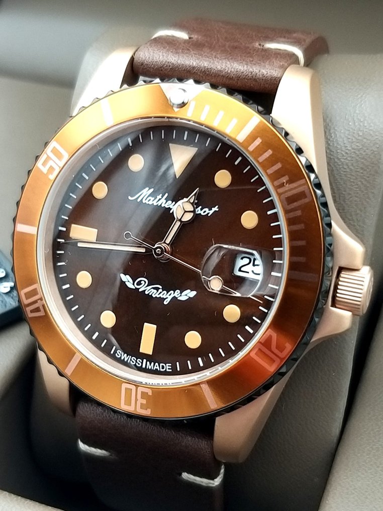 Mathey-Tissot - Mathy Vintage Bronze Automatic - No Reserve Price - Men - 2025 #2.1