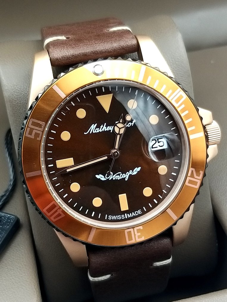 Mathey-Tissot - Mathy Vintage Bronze Automatic - No Reserve Price - Men - 2025 #1.0