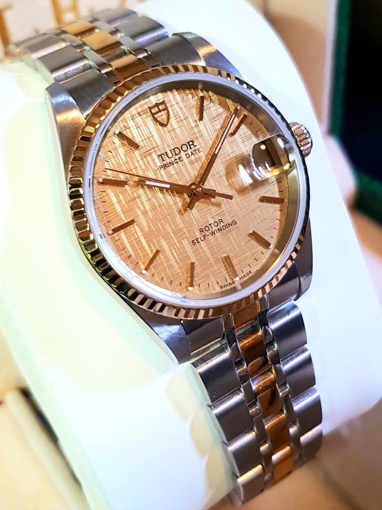 Tudor - Prince Date - "GOLD LINEN DIAL" - Ref. 72033 - 中性 - 2000-2010  #2.1