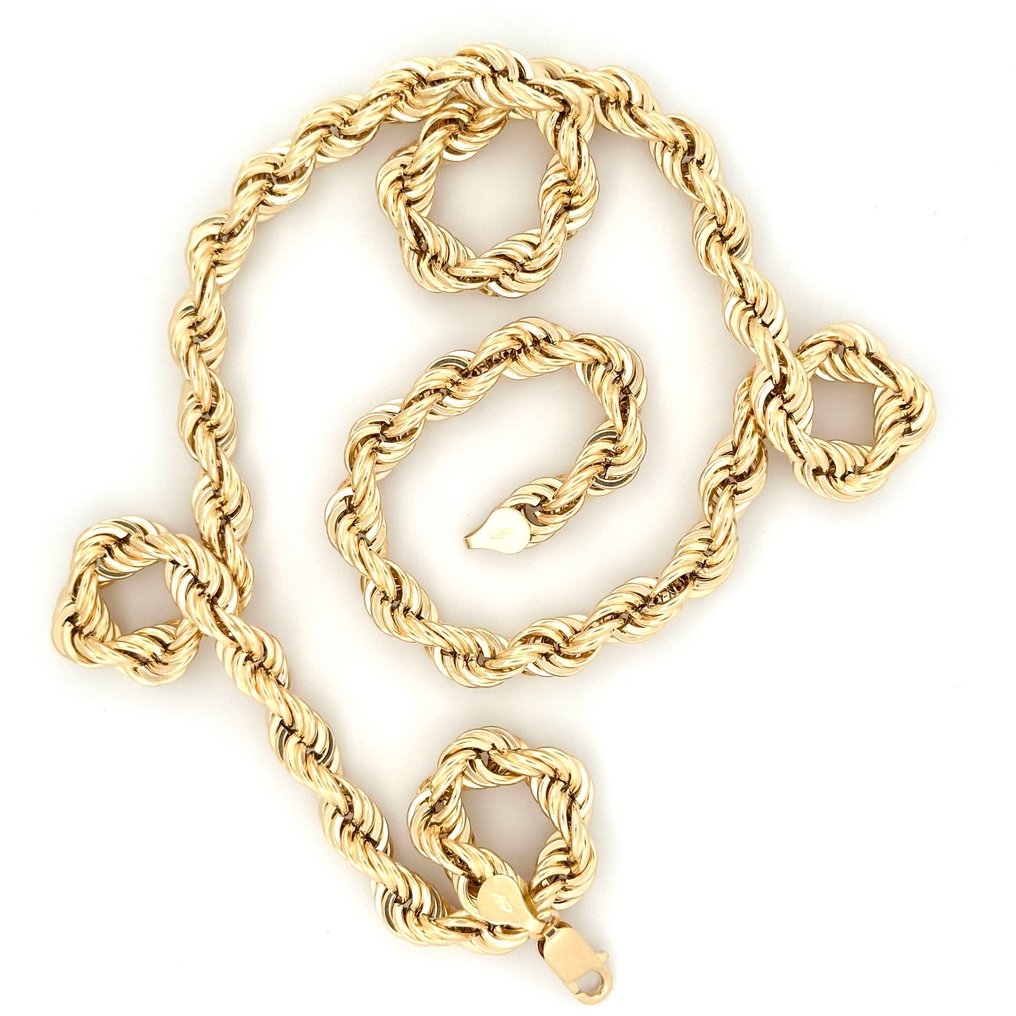 Handmade - Halskjede - Fune - 23.1 g - 18 karat Gull #4.3