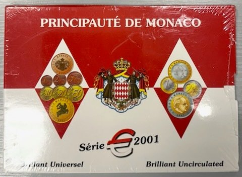 Monaco. Year Set (BU) 2001 #1.0