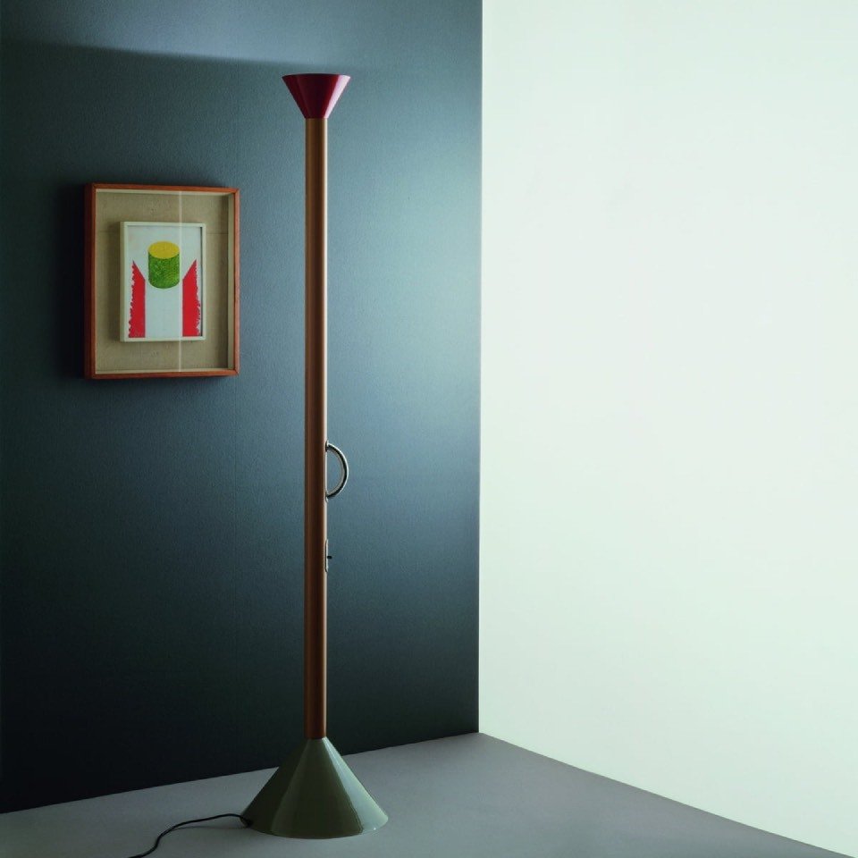 Artemide - Ettore Sottsass - Lampa podłogowa - Callimaco - Aluminium, Stal #1.0