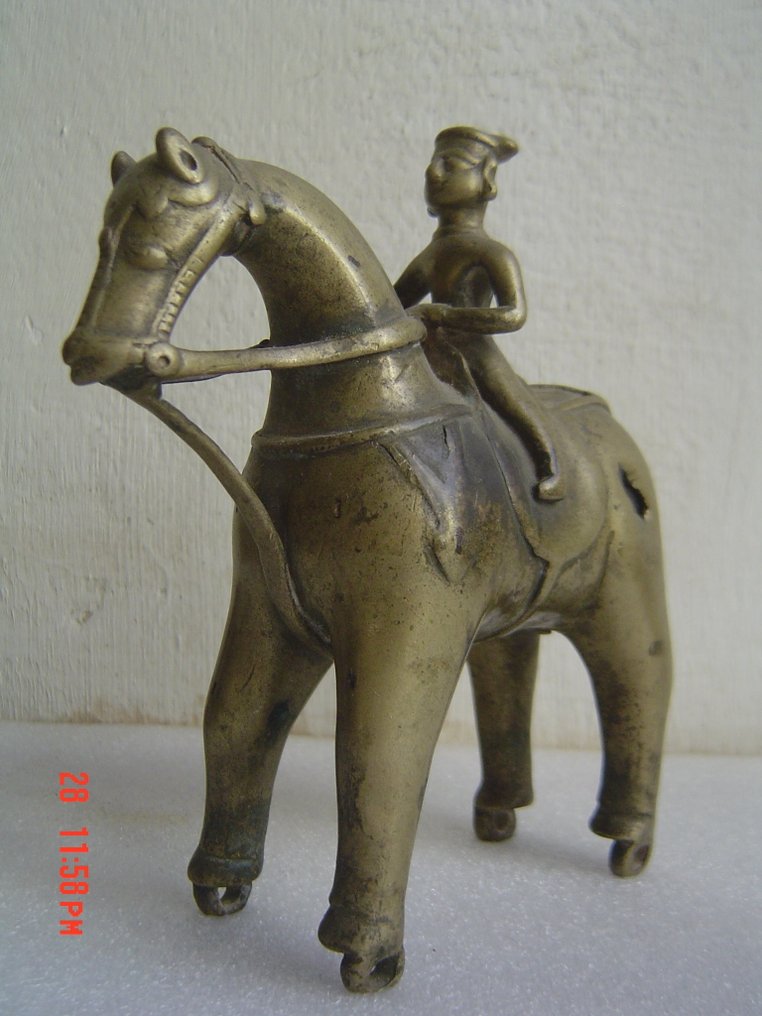 călăreț - Bronz - India - secolul al XVIII-lea #1.0