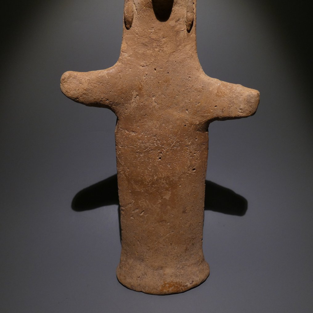 Αρχαία Ελληνική Terracotta Μπροστοιανή Πλάκα Ειδωλίου Θεάς. 25,5 εκ. Ύψος. 600 π.Χ. #3.2