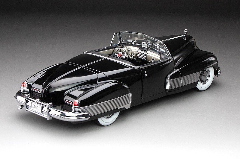 Sunstar 1:18 - Modelbil - Buick Y-Job - 1938 - Zwart - Sjælden model! #4.3