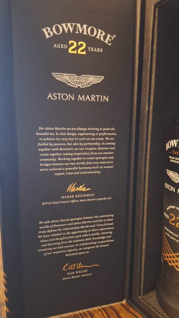 Bowmore 22 years old Aston Martin Masters' Selection Edition 2  - 70cl #3.2