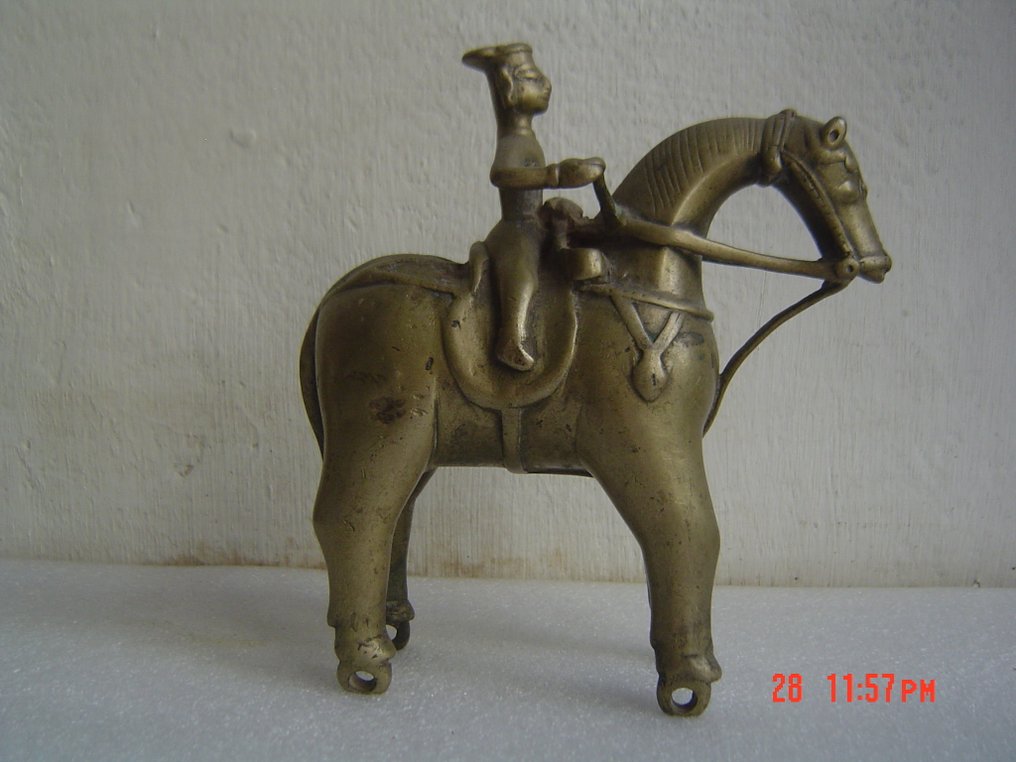 călăreț - Bronz - India - secolul al XVIII-lea #1.0