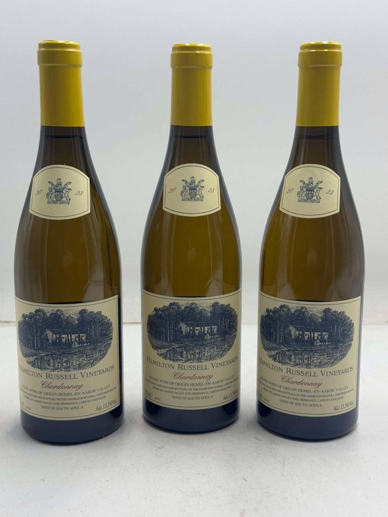2023 Hamilton Russell Vineyards Chardonnay - Hemel en Aarde - 3 Bottles (0.75L) #1.0