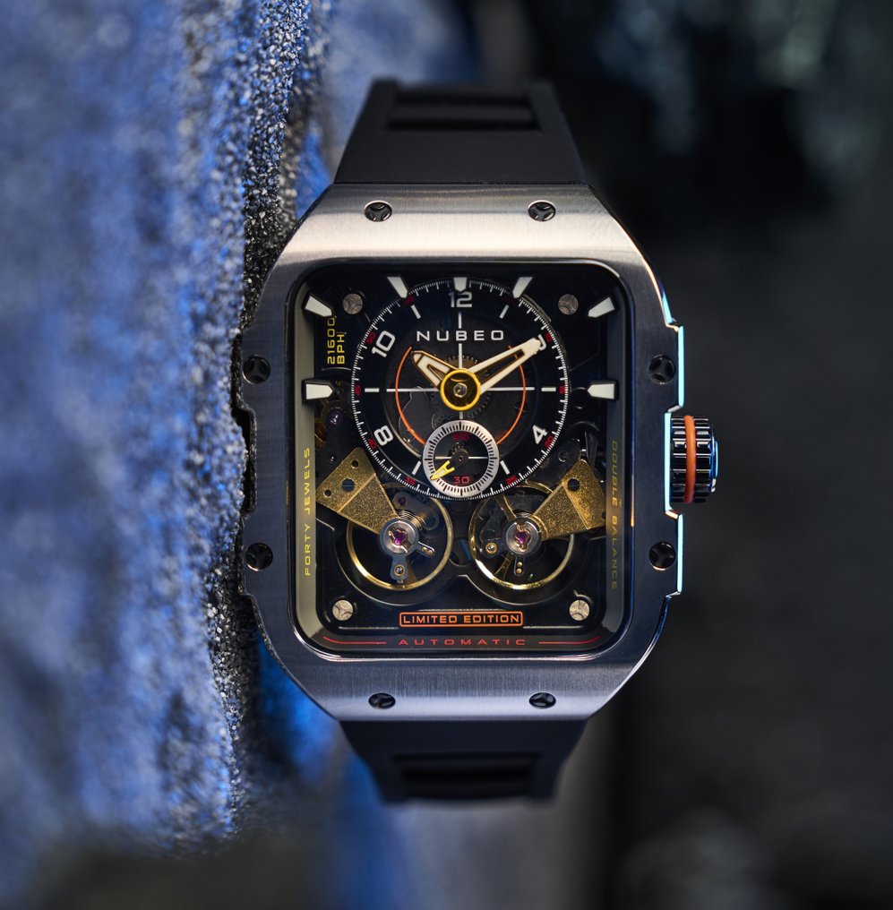 Nubeo - MAVEN - Limited Edition - Automatic - Swiss Newlite - Twin Balance - Sapphire - NASA - New - 男士 - 2025 #1.0