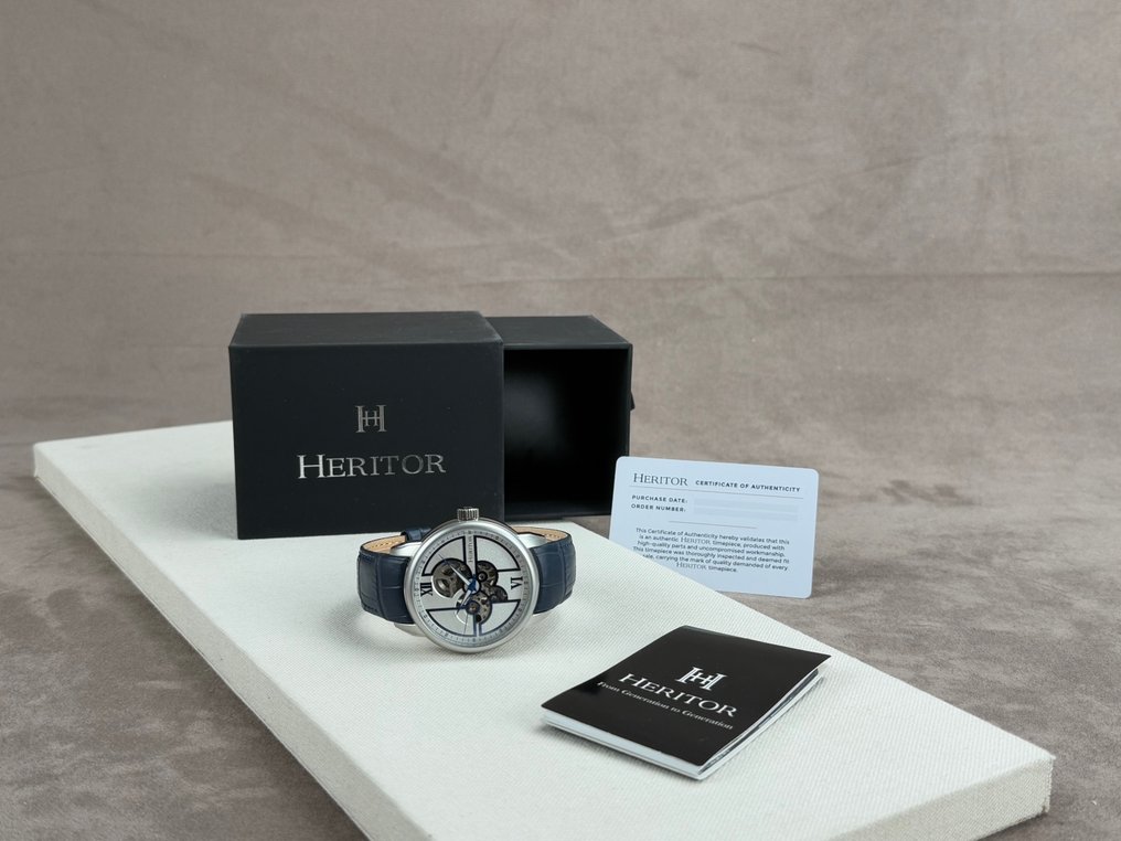 Heritor - Automatic Sanford Semi-Skeleton - Blue - 没有保留价 - HERHR8301 - 男士 - 2020年及之后  #2.1