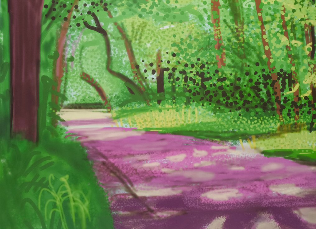 David Hockney (1937) - "28th April 2011" - (47,5x66cm) #1.0