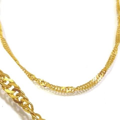 Handmade - 鏈 - 14 克拉 黃金 - 新加坡链 - 1.70 毫米 #2.1