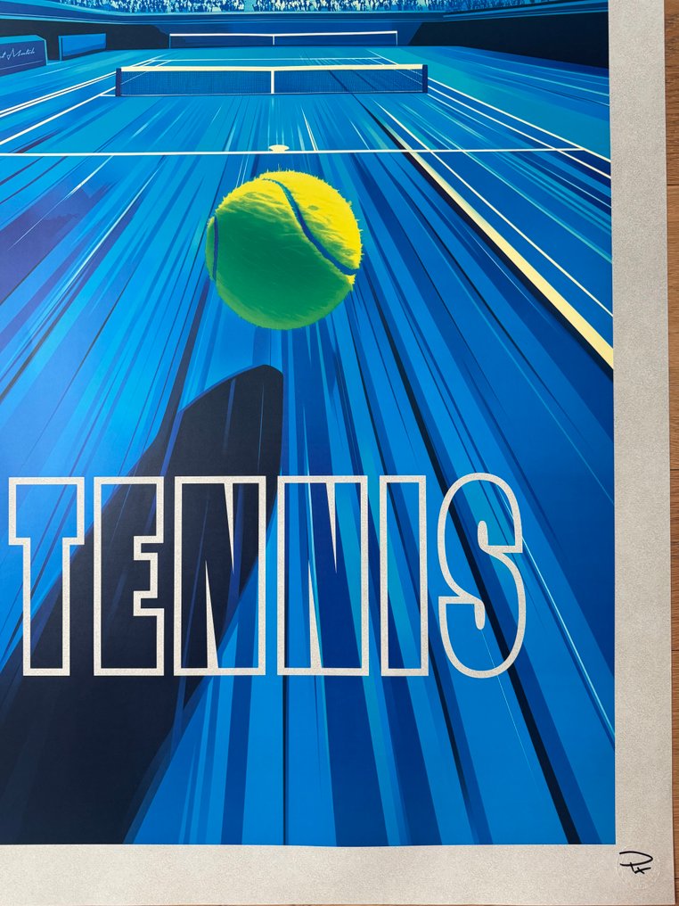 POLLUX - POLLUX TENNIS- STAMPA OFFSET-timbrato a secco e firmato #3.2