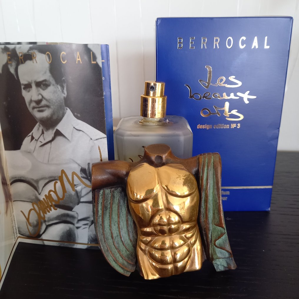 Les beaux arts - Miguel Berrocal - EROS - Bronze auf Flacon - Figura - EROS - Torso aus Bronze - Bronz #3.2