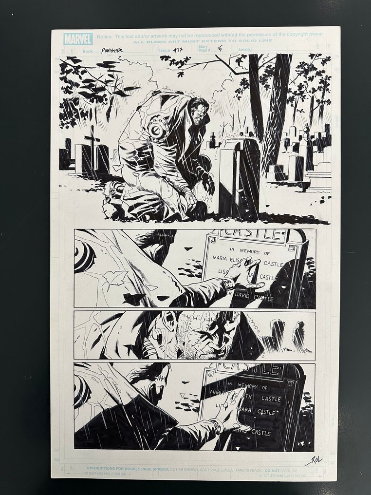 Boschi, Roland - 1 Original page - Punisher #17 - Page 15 - 2009 #1.0