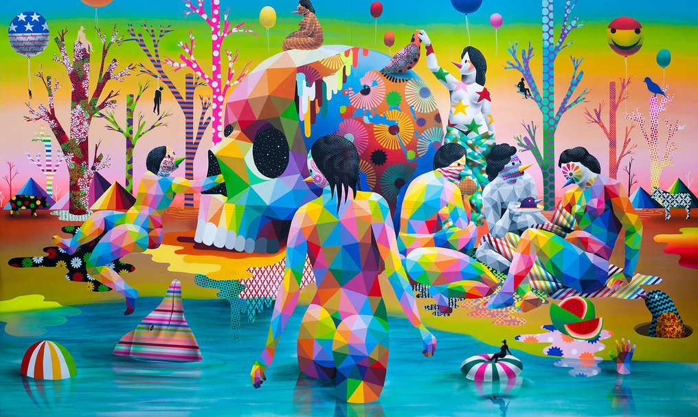 Okuda San Miguel (1980) - El Lago del Deseo #1.0