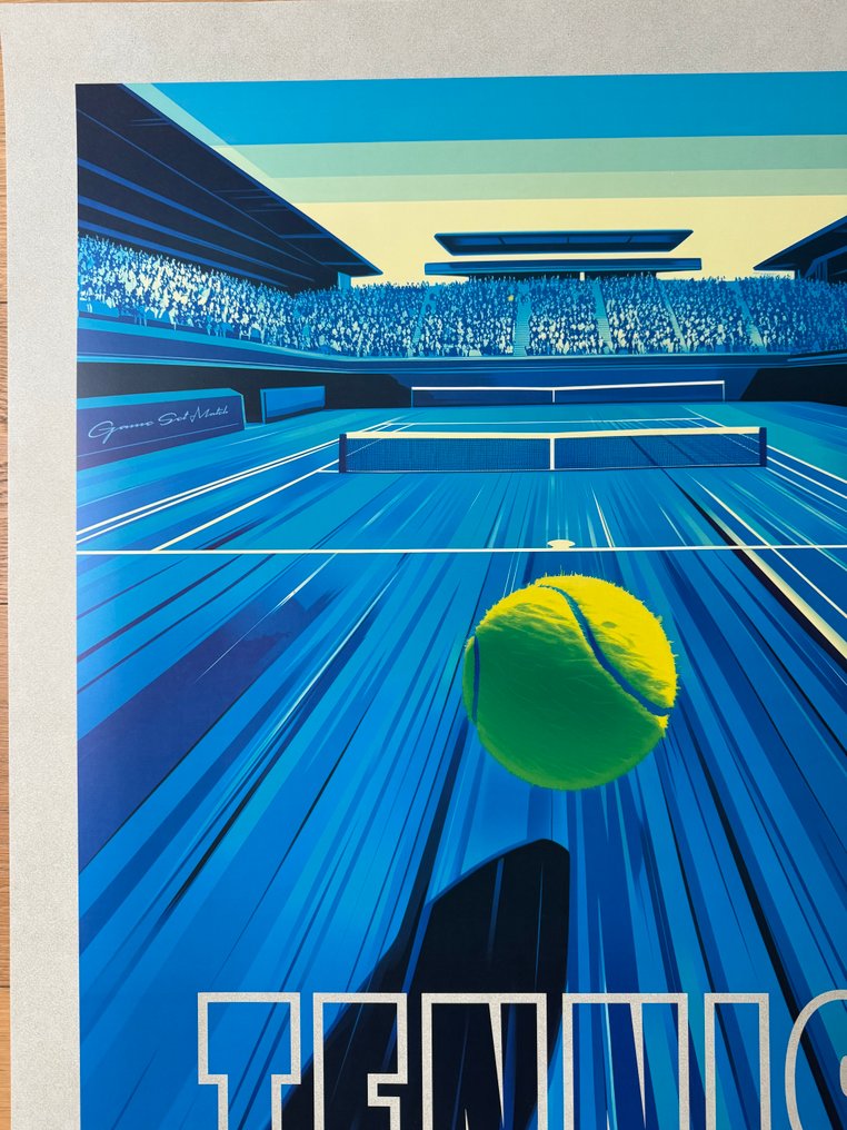 POLLUX - POLLUX TENNIS- STAMPA OFFSET-timbrato a secco e firmato #1.0