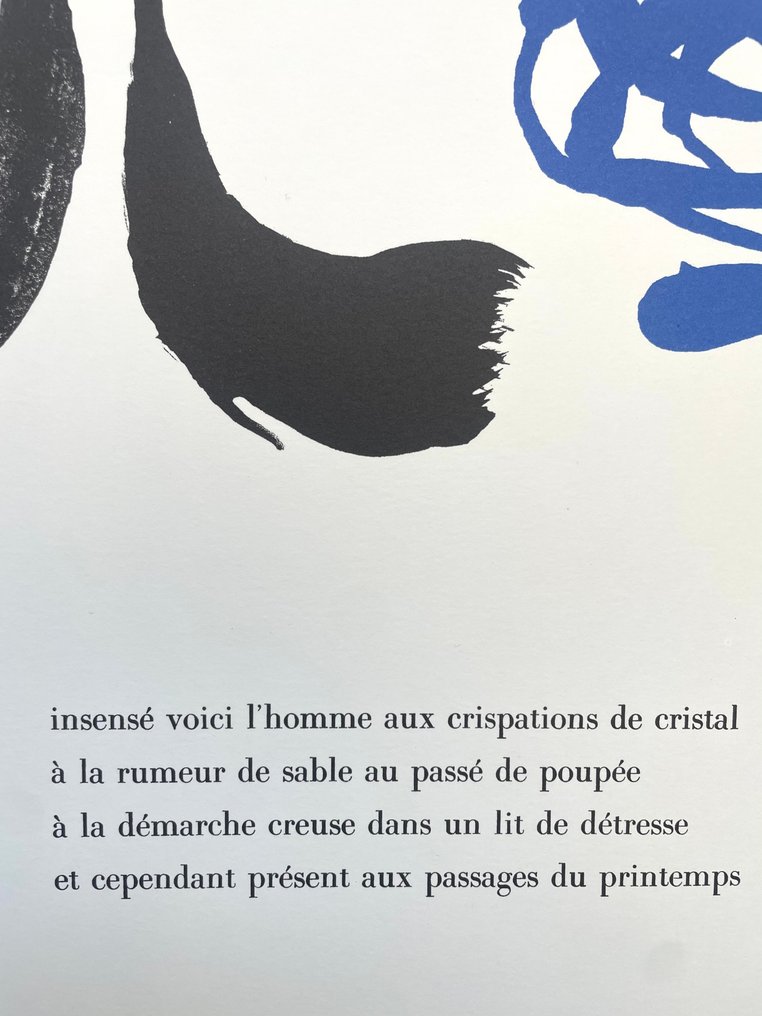 Joan Miro (1893-1983) - Parler Seul - Lithographic licensed print - 2004 #4.3