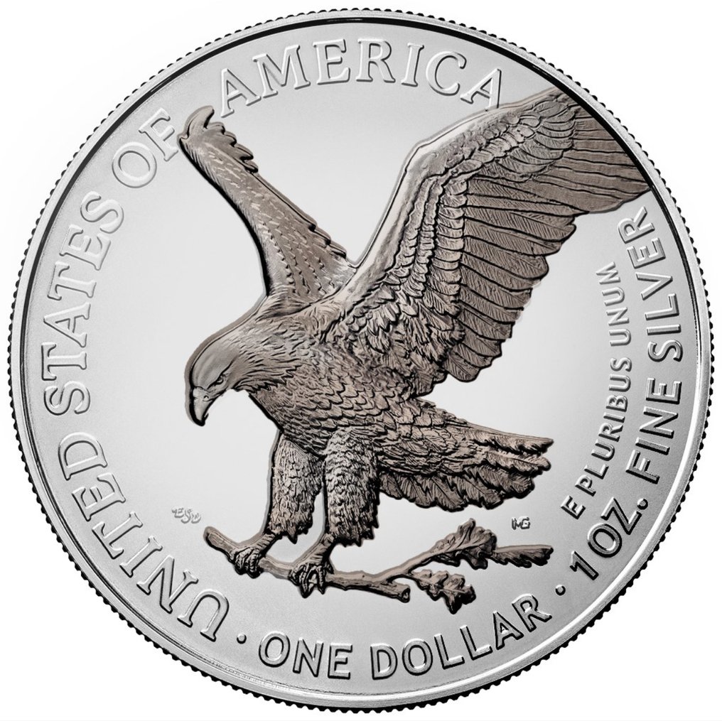 USA. 1 Dollar 2025 Bär - Bitcoin, 1 Oz (.999) #1.0