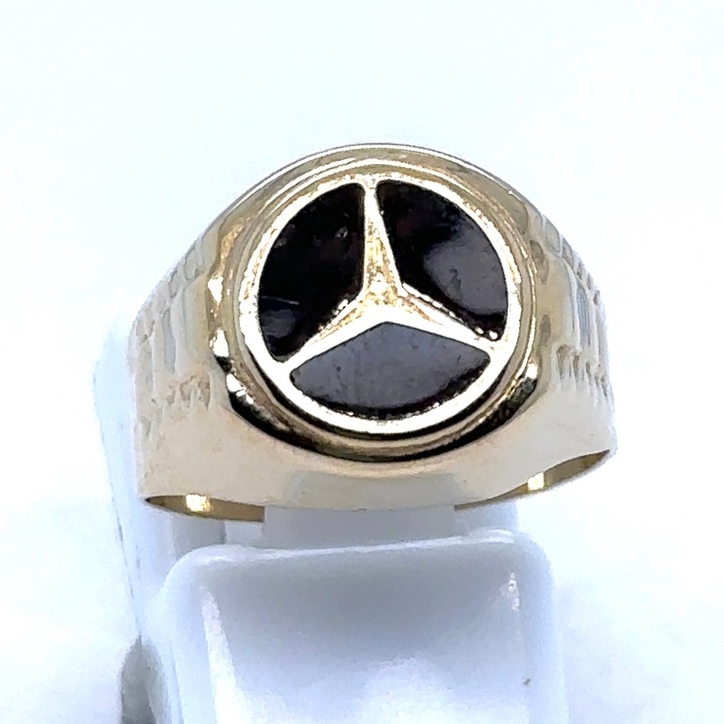 14K包金 - 黄金 - 戒指 - 梅赛德斯设计戒指 RS52 #4.3